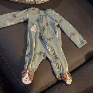 Adorable Puppy Print Kids One Piece